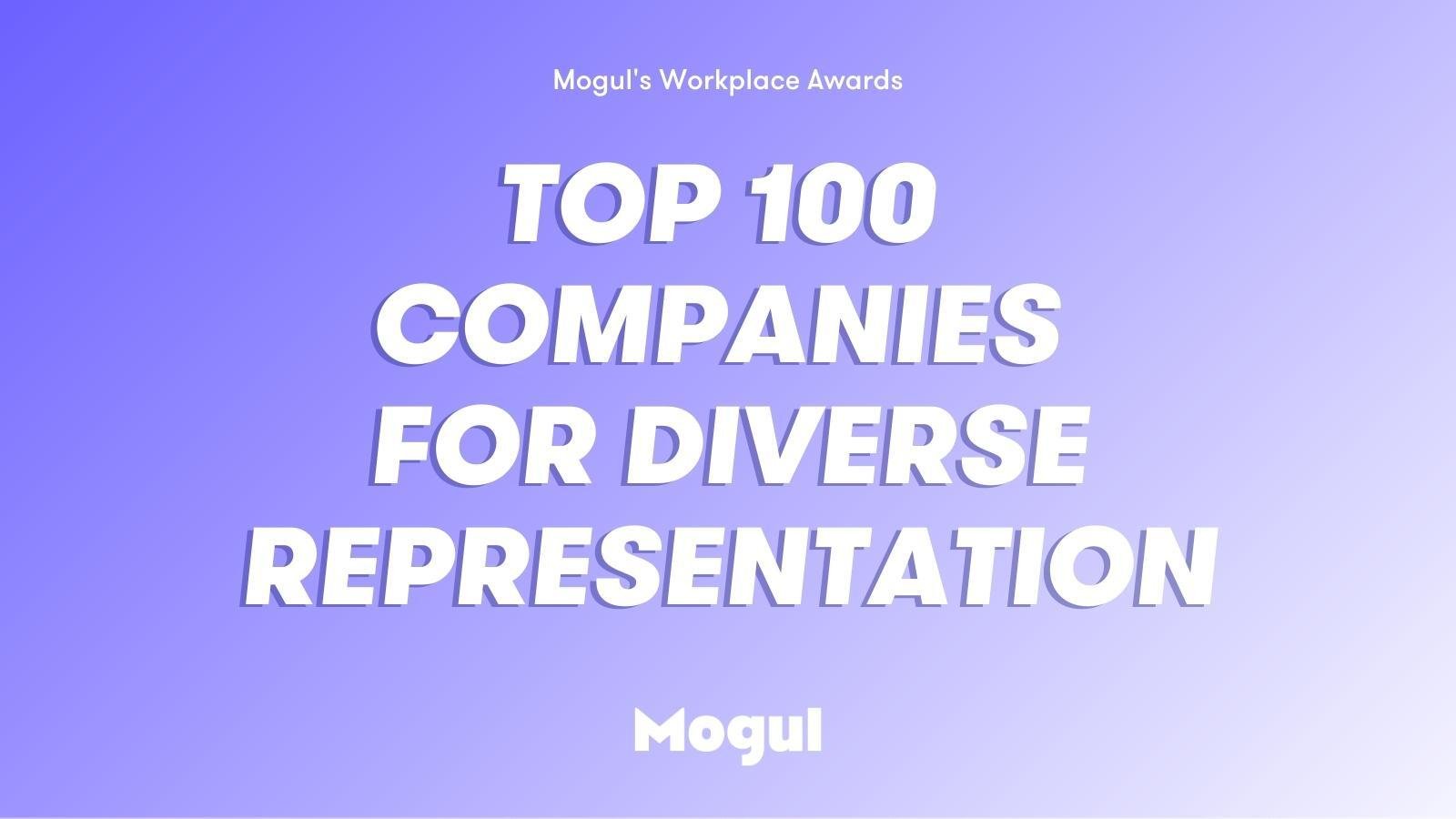 Top 100 Workplaces For Diverse Representation In 22